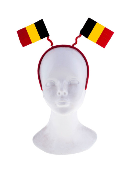 Belgium headband with flag