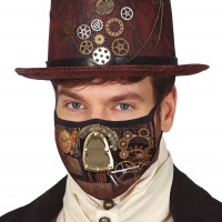 Steampunk mouth and nose mask