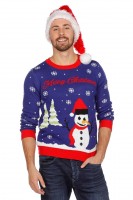 Vorschau: Weihnachts Schneemann Pullover