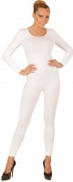 Witte bodysuit met lange mouwen voor dames
