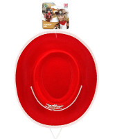 Widok: Kowbojski kapelusz szeryfa dla dzieci czerwony