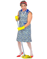 Vista previa: Disfraz de señora de la limpieza Gretl para adulto