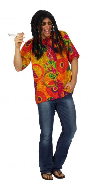 Koszulka Happy hippie kolorowa