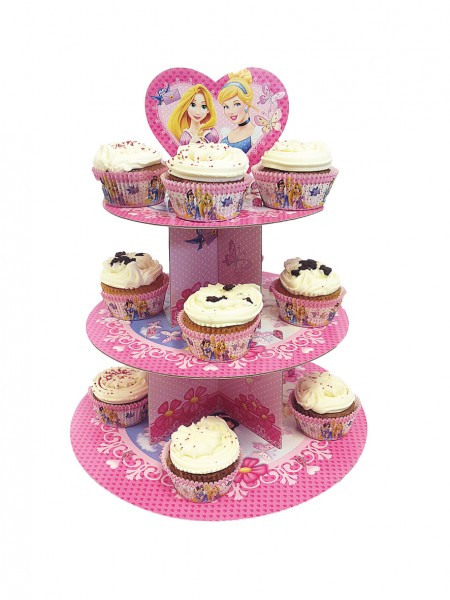 Soporte para cupcakes de princesas Disney