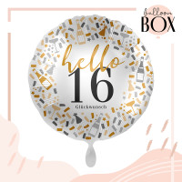 Vorschau: Heliumballon in der Box Hello 16