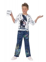 Vista previa: Disfraz de David Walliams Billionaire Boy para niño