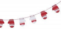 Nordische Weihnacht Handschuh Girlande 1,5m