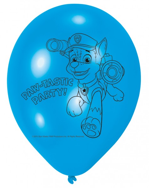 6 Paw Patrol Balloons Paw-Tastic Party 3