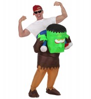 Oversigt: Oppusteligt monster piggyback kostume