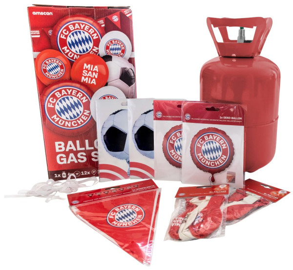 Bayern München Party-Set mit Heliumbehälter