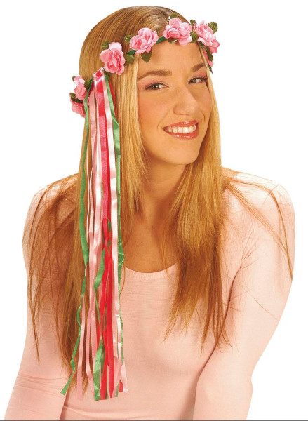 Zoete bloemenhaarkrans met haarbanden 4