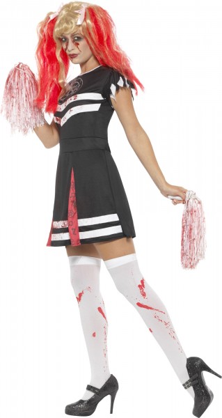 Fruktansvärd cheerleader tjej kostym 3
