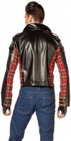 Preview: Punk leather jacket black