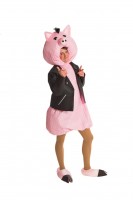 Rockabilly pig men's costume