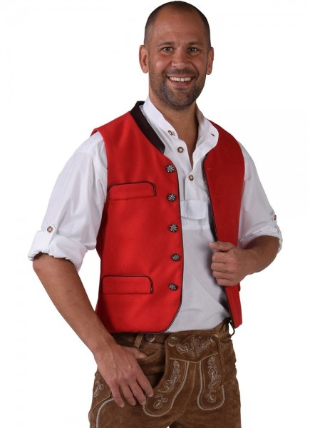 Red Alois vest red