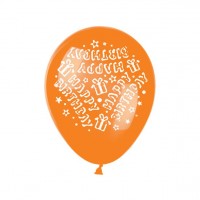 Oversigt: 10 farverige fødselsdagsballoner 28cm