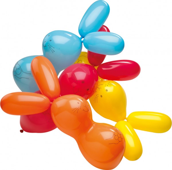 4 palloncini simpatici conigli XL