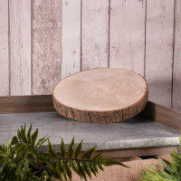 Decorative wooden disc Woody 26-30cm