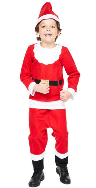 Kleiner Santa Weihnachtsmann Kostüm für Kinder 3