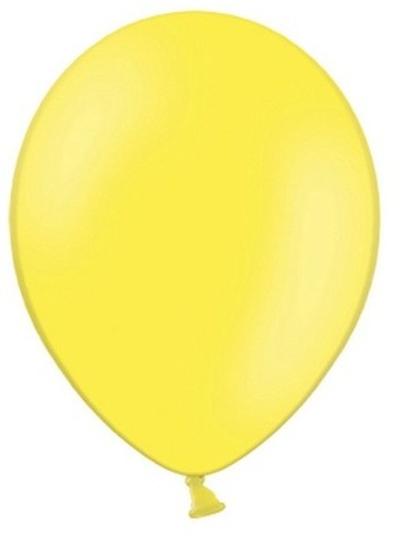 100 Celebration balloons lemon yellow 29cm
