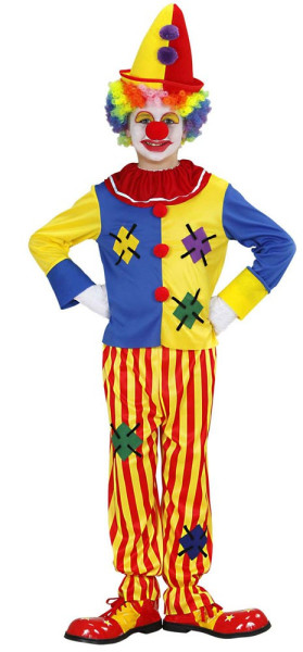 Costume da clown da circo Fridolin per bambini 2