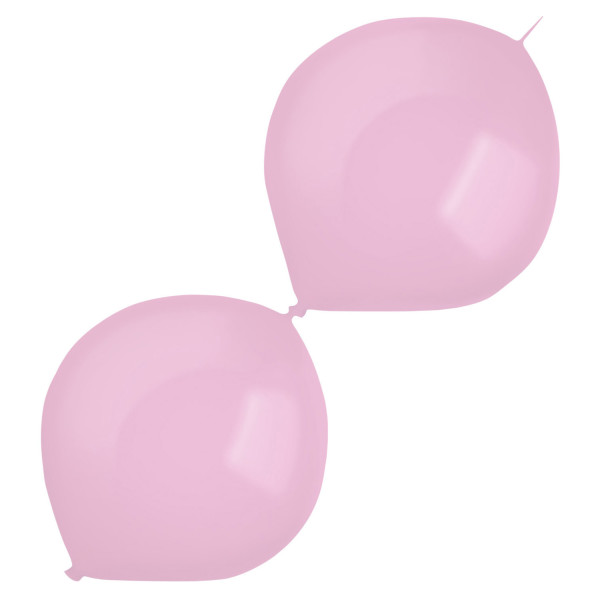 50 palloncini ghirlanda rosa 30 cm