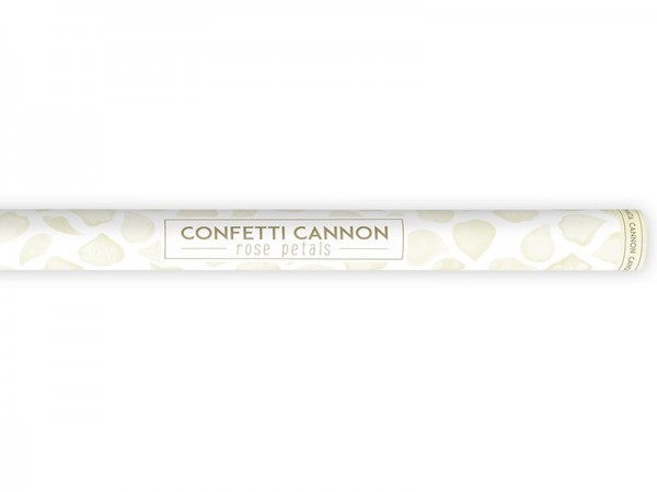 Canon à confettis 80cm Crème 3
