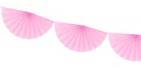 Voorvertoning: Rozet slinger Daphne roze 3m x 30cm
