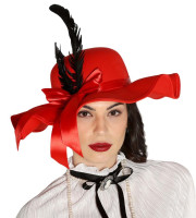 Cappello nobile anni 20 rosso Tabea