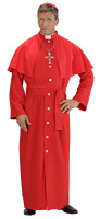 Rotes Kardinal Herren Kostüm