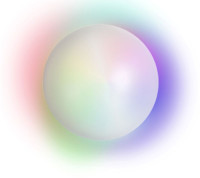 Boule décorative de lampe de poche colorée