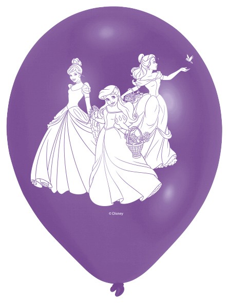 6 ballons magiques Princesses Disney 3