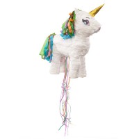 Vista previa: Dulce potro unicornio tren piñata 43x16x39cm