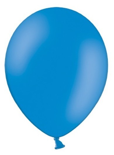 100 parti stjärnballonger kungsblå 30cm
