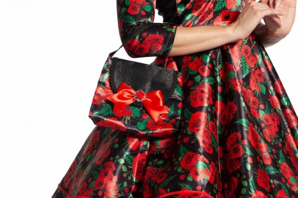 50s handbag rose garden 3