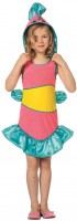 Widok: Blopp the fish sukienka dziecięca z kapturem