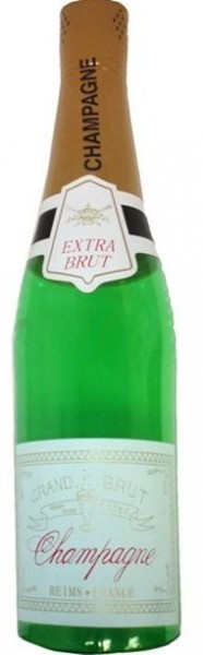 Aufblasbare Deko Champagnerflasche 1,8m