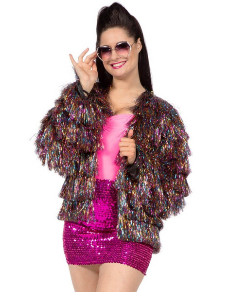 Tinsel jacket multicolor for women