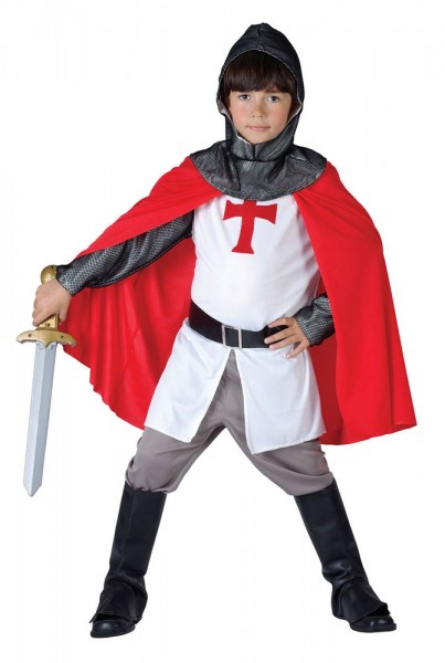 Crusader middelalderlig kostume