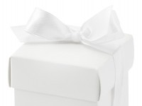 10 scatole regalo bianche 5cm