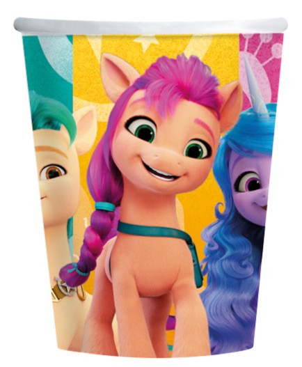 8 My Little Pony paper cups 250ml