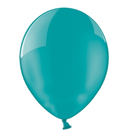 100 Crystal Teal Balloons 36cm