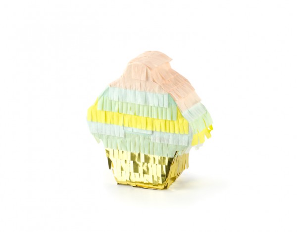 Mini piñata cupcake 9 x 10 x 3,5cm