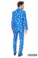 Preview: Suitmeister party suit Christmas Blue Snowman