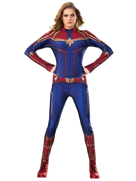 Captain Marvel Damenkostüm Deluxe