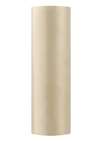 Satin Stoff Eloise beige 9m x 16cm