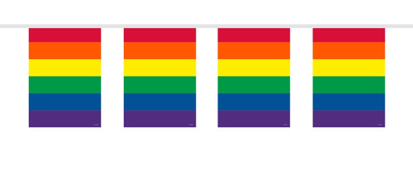 Rainbow 10m flag banner