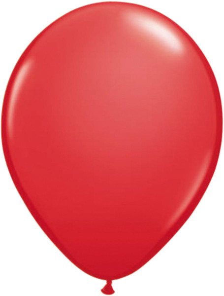 10 globos rojos 30cm