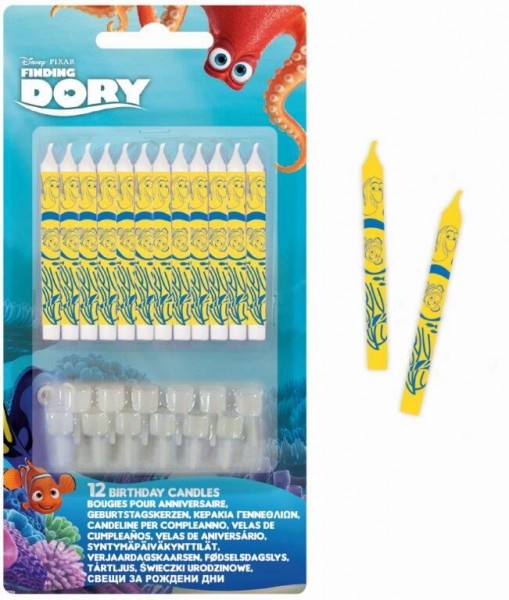 Finding Dory birthday candles 12 pieces