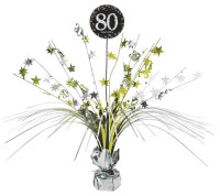 80th birthday star magic table decoration 46cm